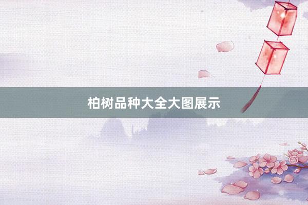 柏树品种大全大图展示